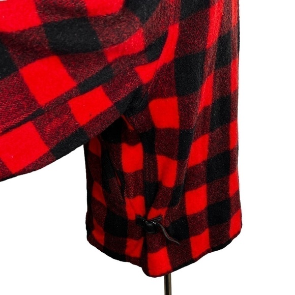 Woolrich Men’s Buffalo Red Black Plaid Wool Zip Up Jacket - Picture 8 of 13